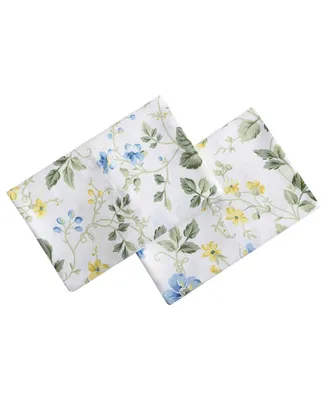 Laura Ashley Meadow Floral Pillowcase Pair, Standard