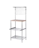 Microwave Shelving Unit with Shelves