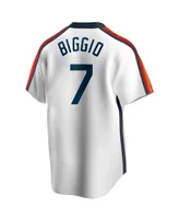 Men's Nike Craig Biggio White Houston Astros Home Cooperstown Collection Logo Player Jersey