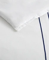 Nautica Alden White Embroidered 3-Piece Duvet Cover Set, King