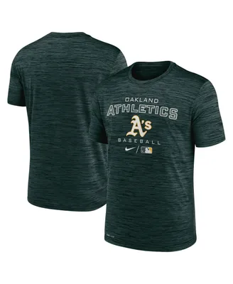 Men's Nike Green Oakland Athletics Authentic Collection Velocity Practice Performance T-shirt