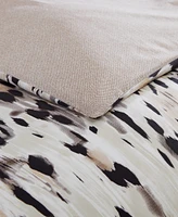 Kenneth Cole New York Abstract Leopard 3 Piece Comforter Set