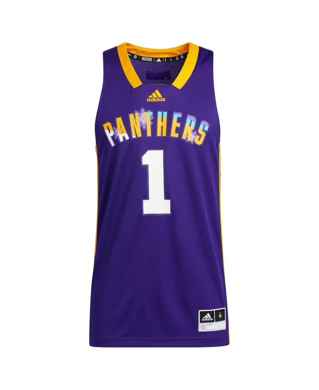 Adidas Men's Prairie View A&M Panthers #1 White Replica Basketball Jersey, Medium