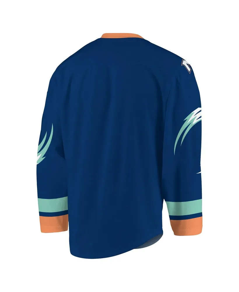 Men's Navy, Orange New York Riptide Replica Jersey