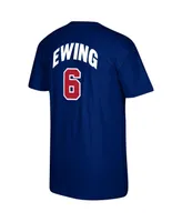 Men's Mitchell & Ness Patrick Ewing Navy Usa Basketball 1992 Dream Team Name and Number T-shirt