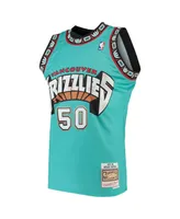 Men's Mitchell & Ness Bryant Reeves Turquoise Vancouver Grizzlies Hardwood Classics 1995-96 Swingman Jersey