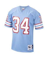 Men's Mitchell & Ness Earl Campbell Light Blue Houston Oilers 1980 Authentic Throwback Retired Player Jersey