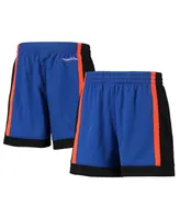 Women's Mitchell & Ness Royal New York Knicks Jump Shot Shorts