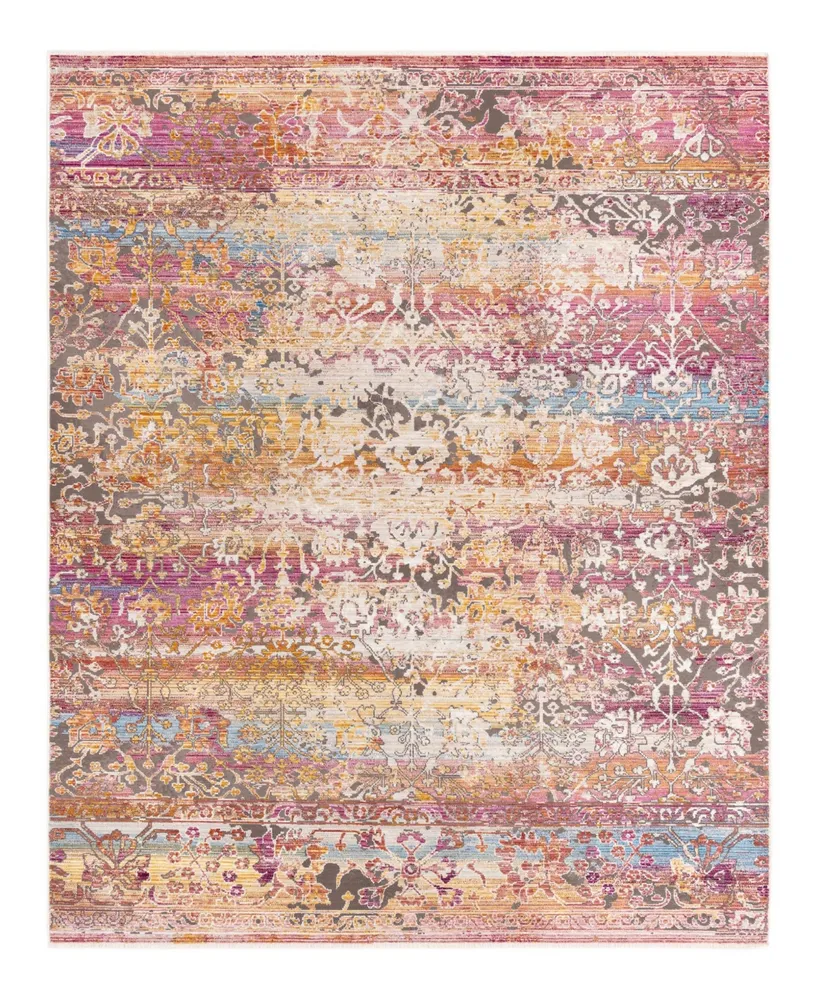 Closeout! Bayshore Home High-Low Pile Iyer IYE09 5'3" x 7'9" Area Rug