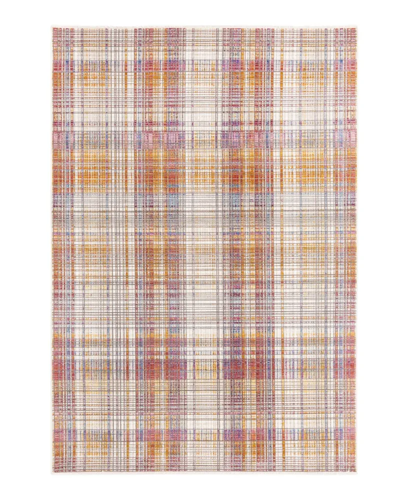 Closeout! Bayshore Home High-Low Pile Iyer IYE13 5'3" x 7'9" Area Rug