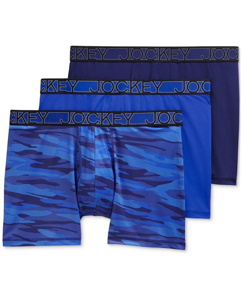 JockeyActive Microfiber 5" Boxer Brief - 3 Pack