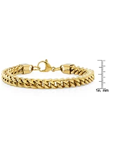 Steeltime Men's 18k Gold Plated Stainless Steel Bracelet