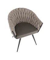 Lumisource Braided Matisse Contemporary Chair