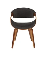 Lumisource Curvo Mid-Century Modern Dining Accent Chair