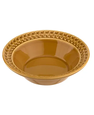 Portmeirion Botanic Garden Harmony Amber Cereal Bowl, Set of 4 - Gold