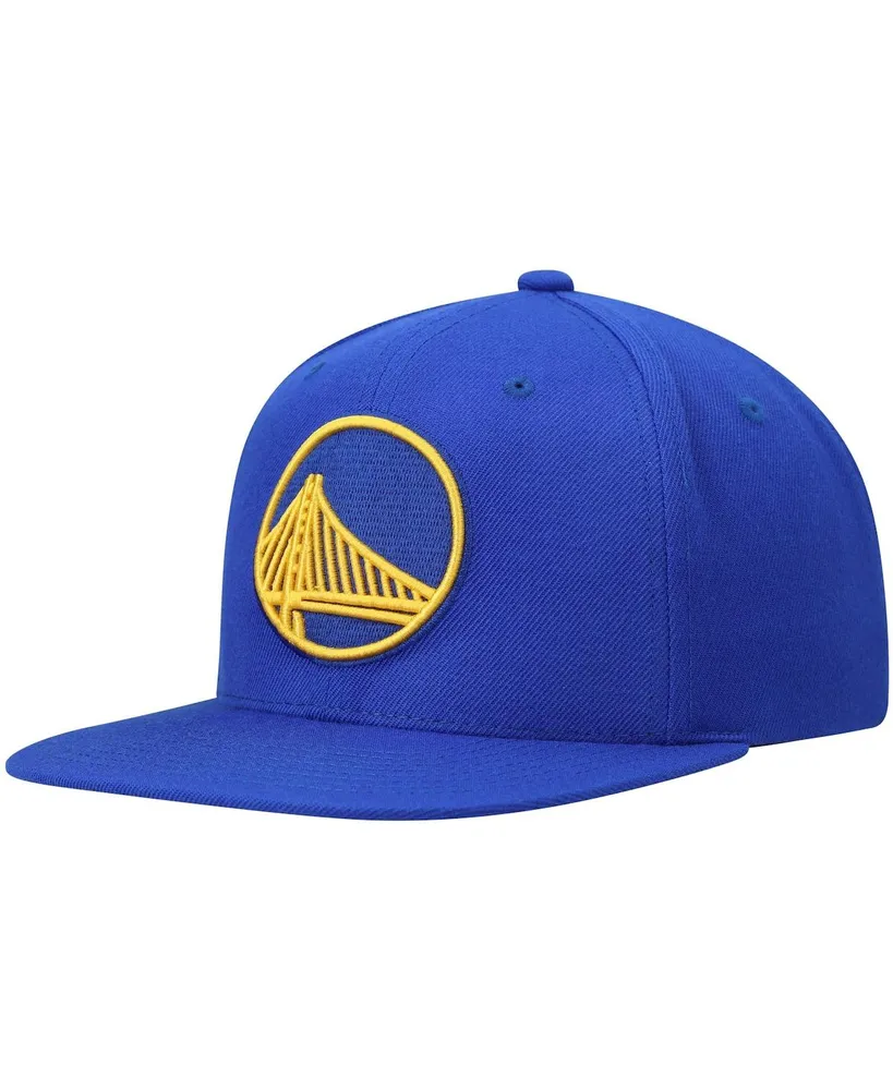 Men's Mitchell & Ness Royal Golden State Warriors Ground 2.0 Snapback Hat