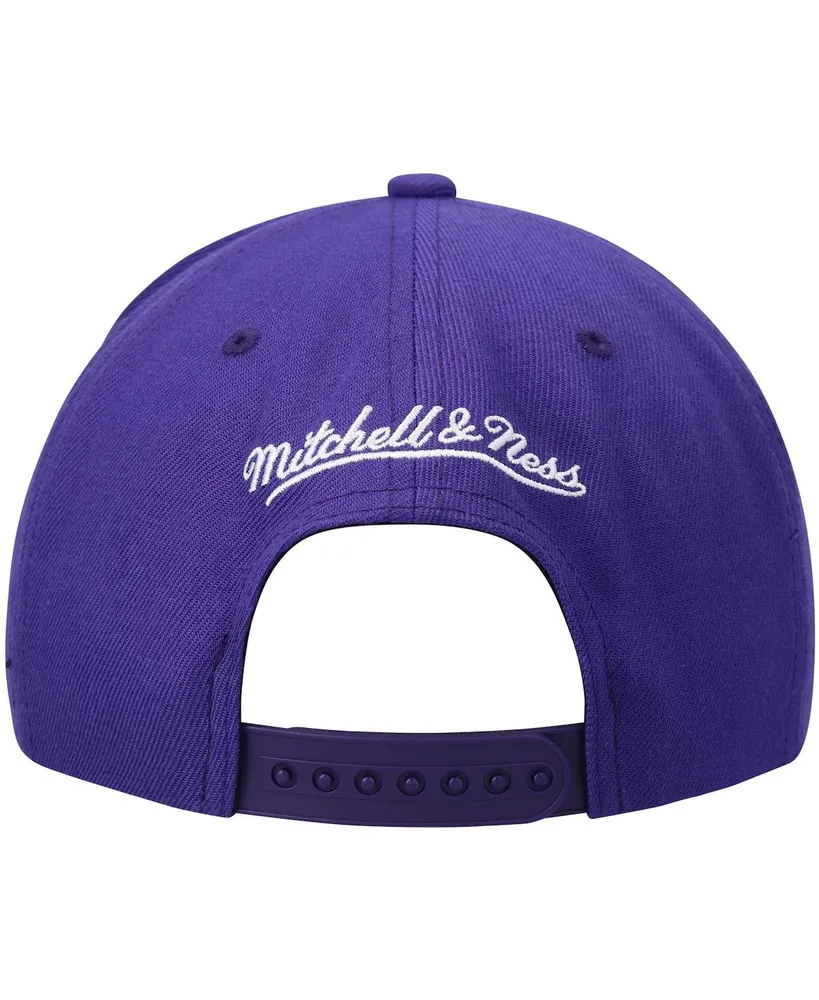 Men's Mitchell & Ness Purple Los Angeles Lakers Ground 2.0 Snapback Hat