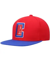 Men's Mitchell & Ness Red and Royal La Clippers Team Two-Tone 2.0 Snapback Hat