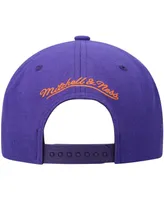 Men's Mitchell & Ness Purple and Orange Phoenix Suns Team Two-Tone 2.0 Snapback Hat