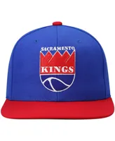 Men's Mitchell & Ness Blue and Red Sacramento Kings Hardwood Classics Team Two-Tone 2.0 Snapback Hat