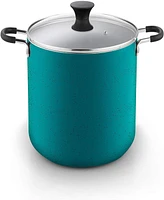 Cook N Home Nonstick Stockpot with Lid, 10.5 Quarts, Turquoise (2697)