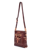 Old Trend Women's Genuine Leather Leeds Castle Crossbody Bag