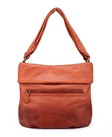 Old Trend Sweet Lotus Leather Bucket Bag