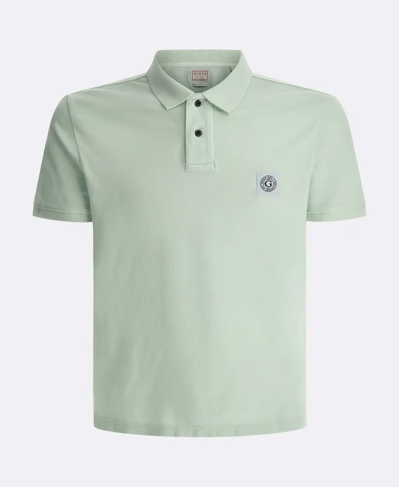 Men's Washed Polo Shirt