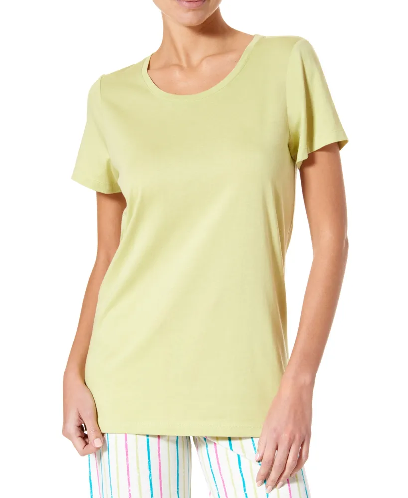 Hue Women's Short-Sleeve Pajama Top