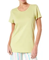 Hue Women's Short-Sleeve Pajama Top