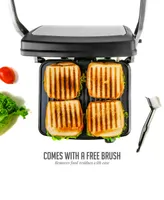 Ovente Electric Panini, Non-Stick, 3 Heat Settings, Drip Tray