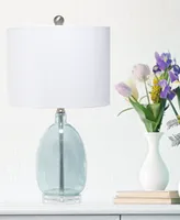 Lalia Home Oval Glass Table Lamp