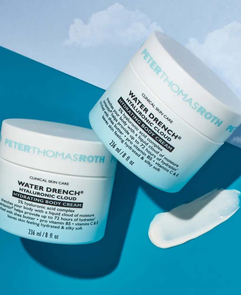 Peter Thomas Roth Water Drench Hyaluronic Cloud Hydrating Body Cream, 8 oz