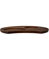 Noritake Kona Wood Crescent Serving Tray, 13"