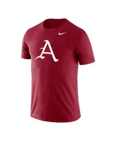 Men's Nike Cardinal Arkansas Razorbacks School Baseball Logo Legend Performance T-shirt