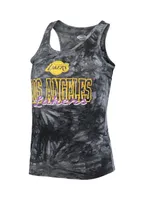 Women's Concepts Sport Charcoal Los Angeles Lakers Billboard Tank Top and Shorts Sleep Set