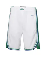 Big Boys Nike White Dallas Mavericks 2021/22 City Edition Courtside Swingman Shorts