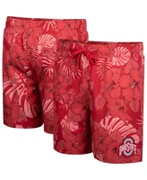 Men's Colosseum Scarlet Ohio State Buckeyes The Dude Swim Shorts