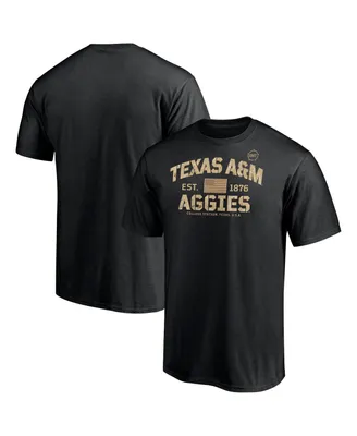 Men's Fanatics Black Texas A M Aggies Oht Military-Inspired Appreciation Boot Camp T-shirt