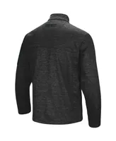 Men's Colosseum Heathered Charcoal Utah Valley Wolverines Anchor Full-Zip Jacket