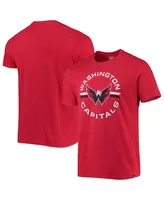 Men's '47 Brand Red Washington Capitals Assist Super Rival T-shirt