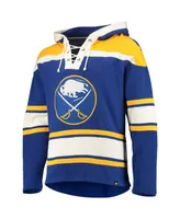 Men's '47 Royal Buffalo Sabres Superior Lacer Team Pullover Hoodie