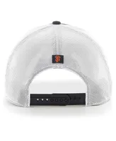 Men's '47 Black San Francisco Giants Burden Trucker Snapback Hat