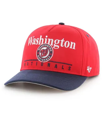 Men's '47 Brand Red, Navy Washington Nationals Retro Super Hitch Snapback Hat