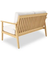 Closeout! Savona Teak Outdoor Loveseat