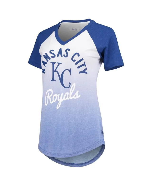 Touch Women's Royal Chicago Cubs Halftime Back Wrap Top V-Neck T-shirt -  Macy's