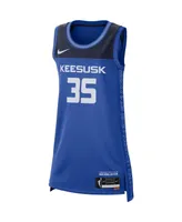 Women's Nike Jonquel Jones Blue Connecticut Sun Rebel Edition Jersey