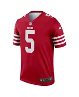 Men's Nike Trey Lance Scarlet San Francisco 49ers Legend Jersey