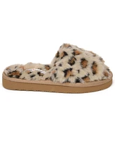 Minnetonka Little Girls Lyla Faux Fur Slide Slippers