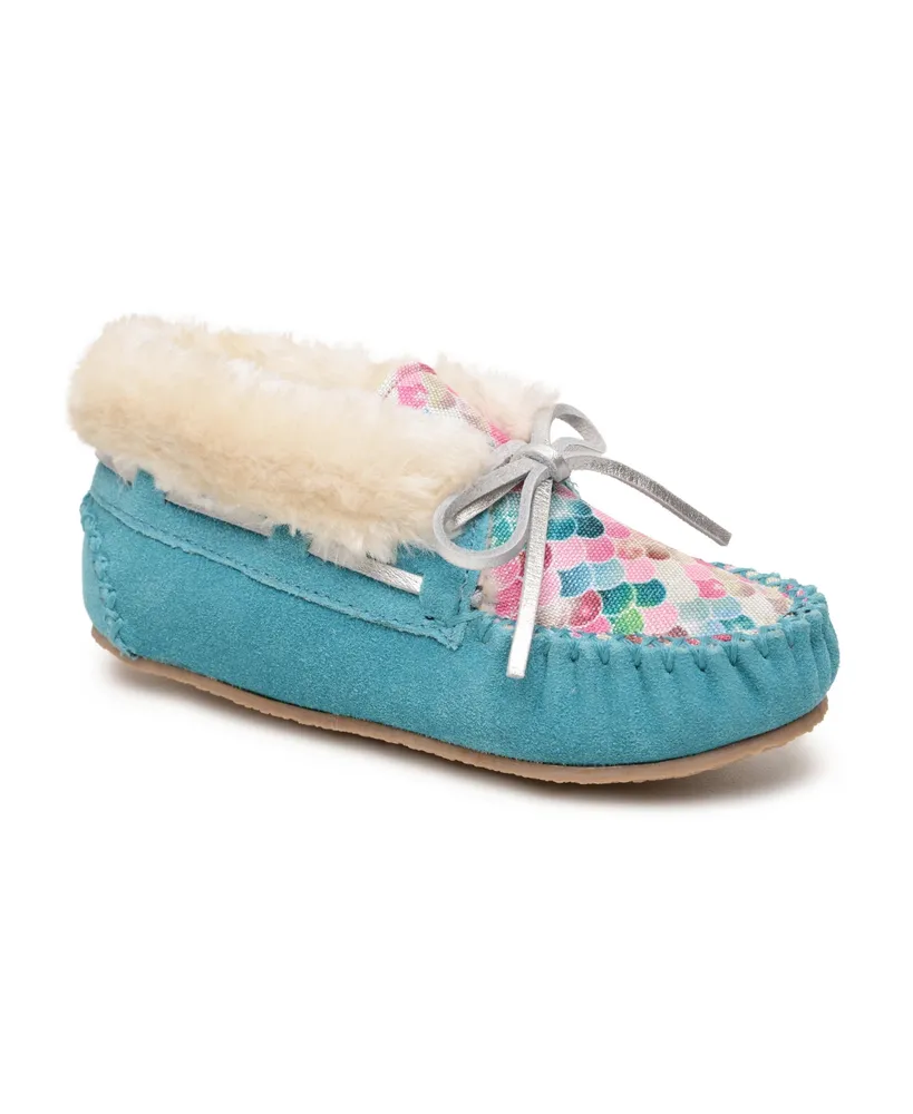 Minnetonka Toddler Girls Charley Moccasin Slippers